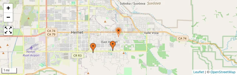 Related schools map