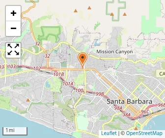 Map of Eureka School Of Santa Barbara