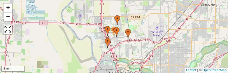 Related schools map