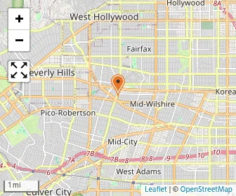 Map of Shalhevet High School