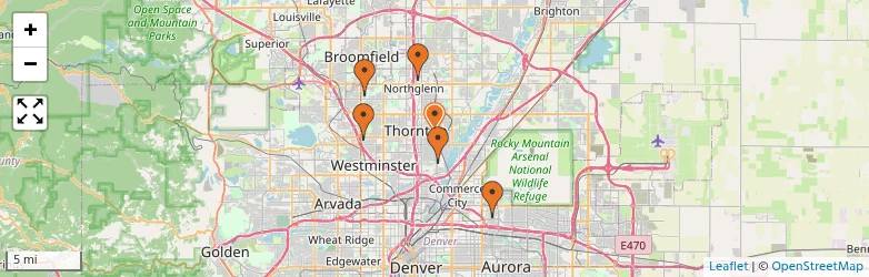 Related schools map