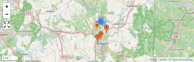 Related schools map