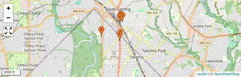 Related schools map