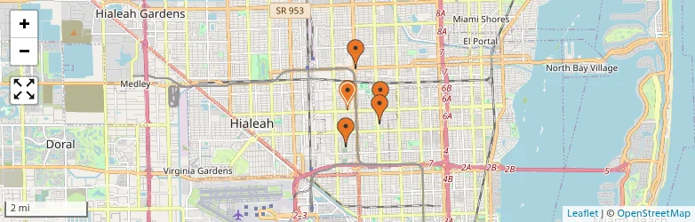 Related schools map
