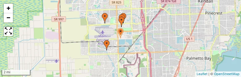 Related schools map