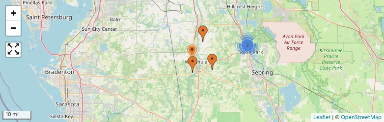 Related schools map