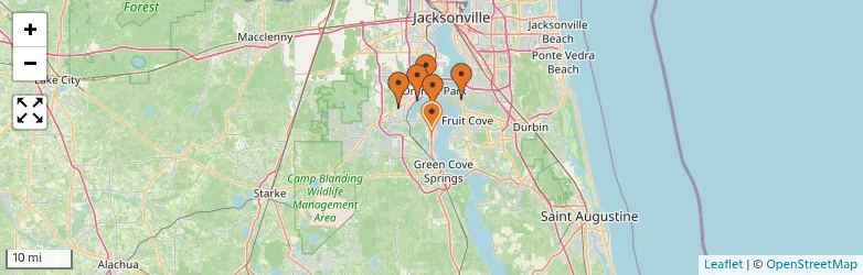 Related schools map