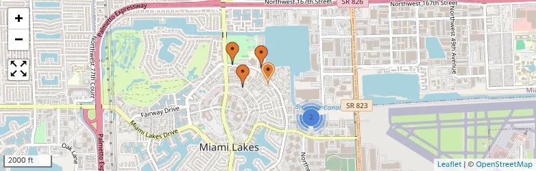 Related schools map