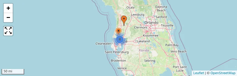 Related schools map