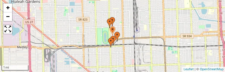 Related schools map