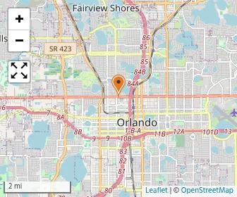 Map of Orlando Day Nursery