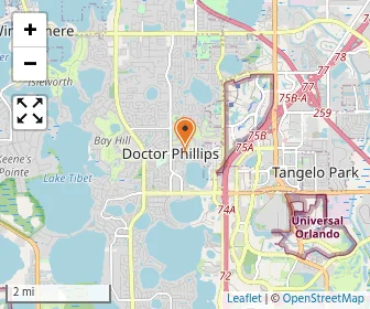 Map of Orlando Jewish Dayschool