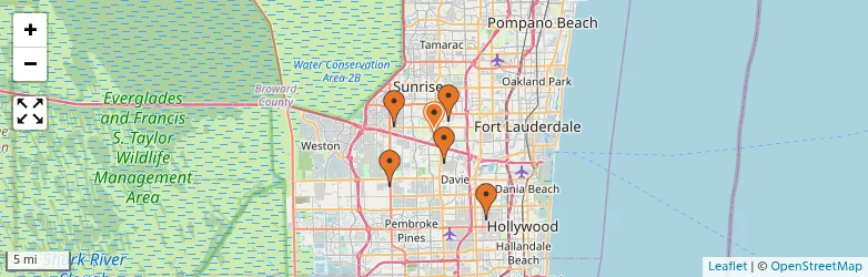 Related schools map