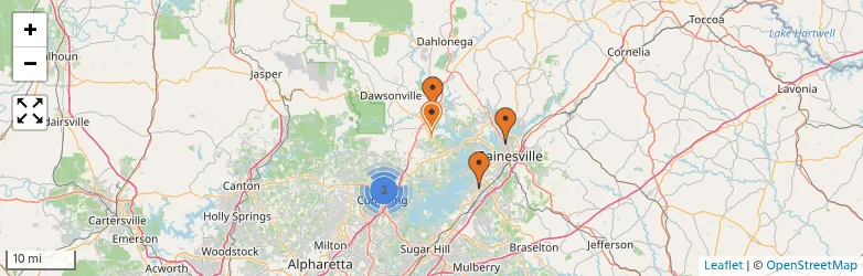 Related schools map