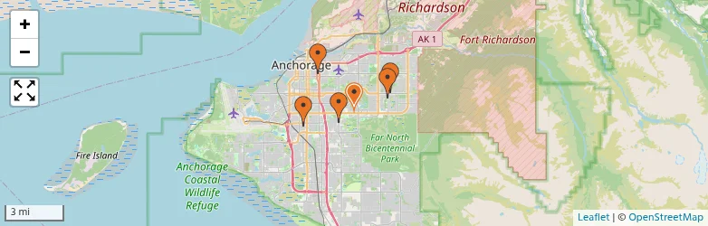 Related schools map