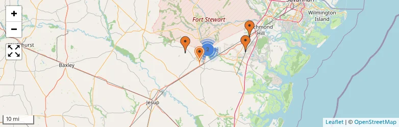 Related schools map