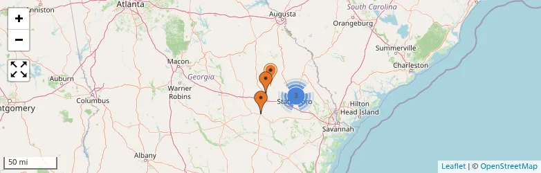 Related schools map