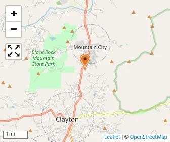 Map of Blue Ridge Therapeutic Wilderness