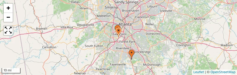 Related schools map