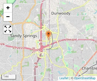 Map of The Goddard School - Sandy Springs