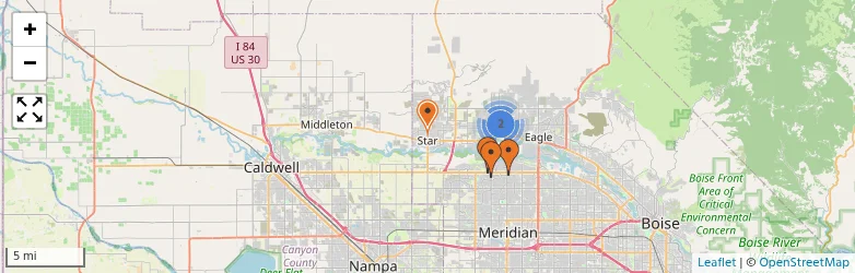 Related schools map