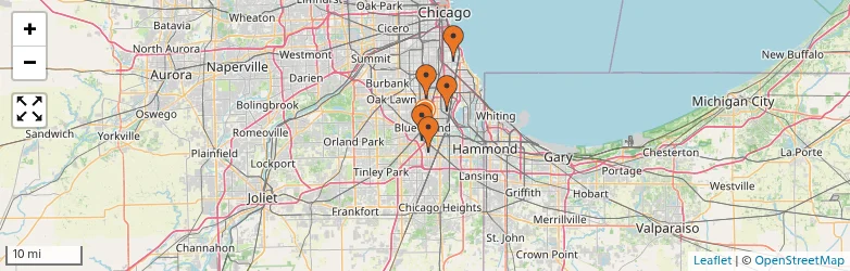 Related schools map
