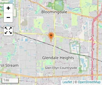 Map of Glenoaks Therapeutic Day Schools