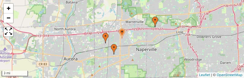 Related schools map