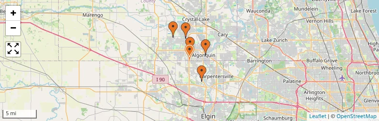 Related schools map
