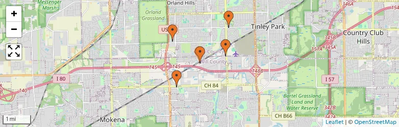 Related schools map
