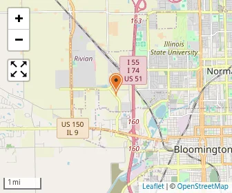 Map of Youthbuild Mclean County Academy