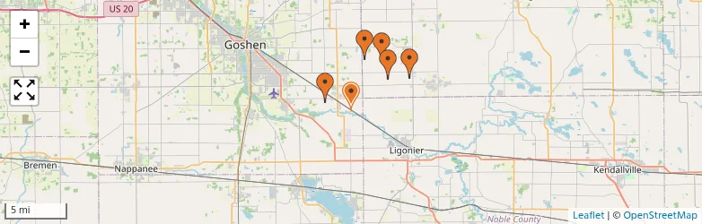 Related schools map