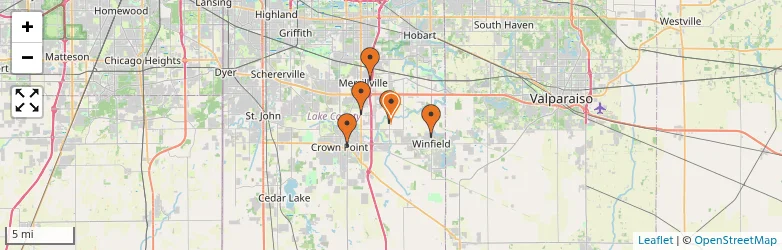 Related schools map