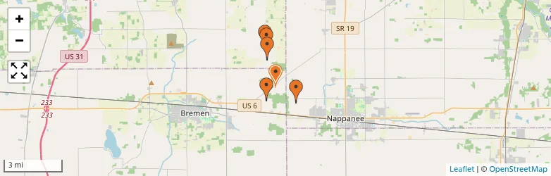 Related schools map