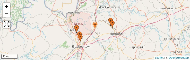 Related schools map