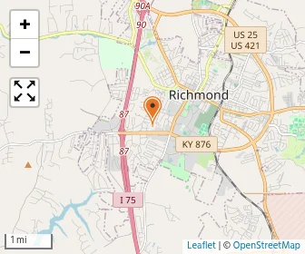 Map of The Learning Center At First Baptist
