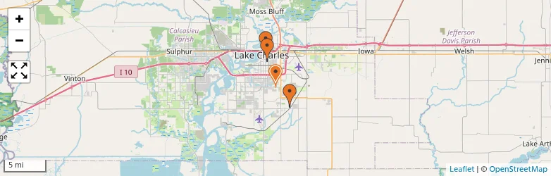Related schools map