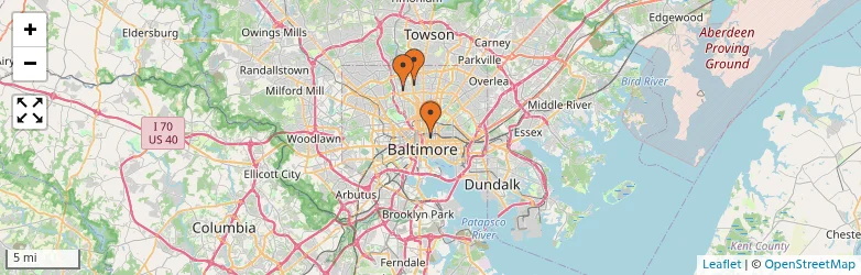 Related schools map