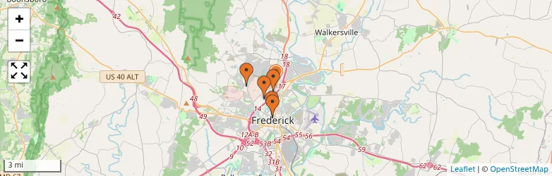 Related schools map