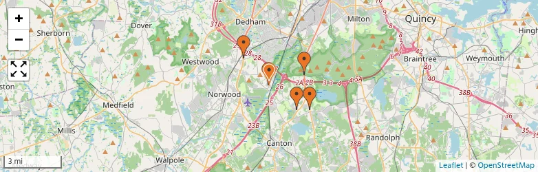 Related schools map