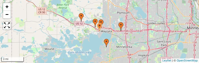 Related schools map