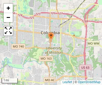 Map of Mizzou K 12 Online/mu High School