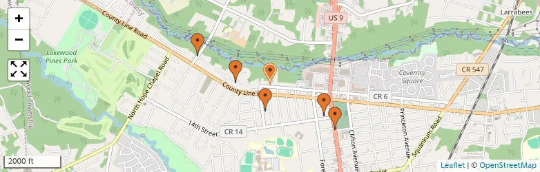 Related schools map