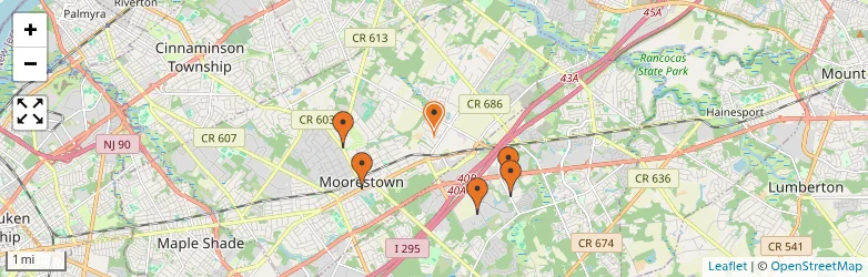 Related schools map