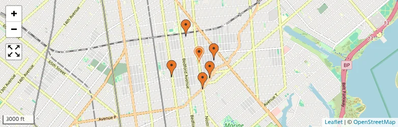 Related schools map