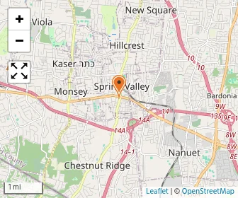 Map of Congregation Yeshous Moshe Viznitz