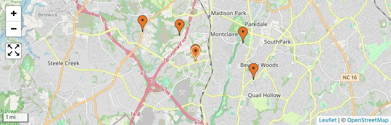 Related schools map