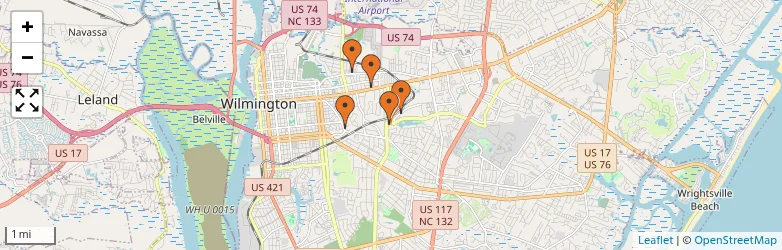 Related schools map