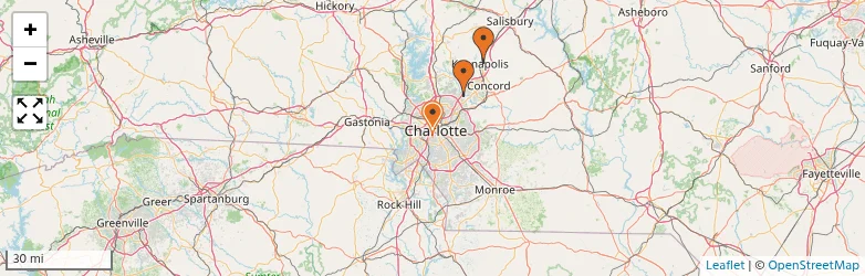 Related schools map