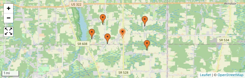 Related schools map
